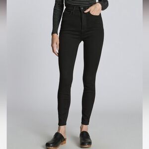 Everlane NWT The Way High Skinny Jean Size 25 Regular in Black